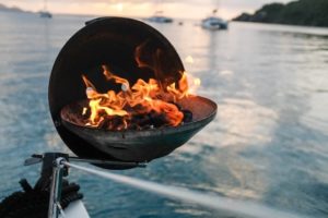 boat barbecue