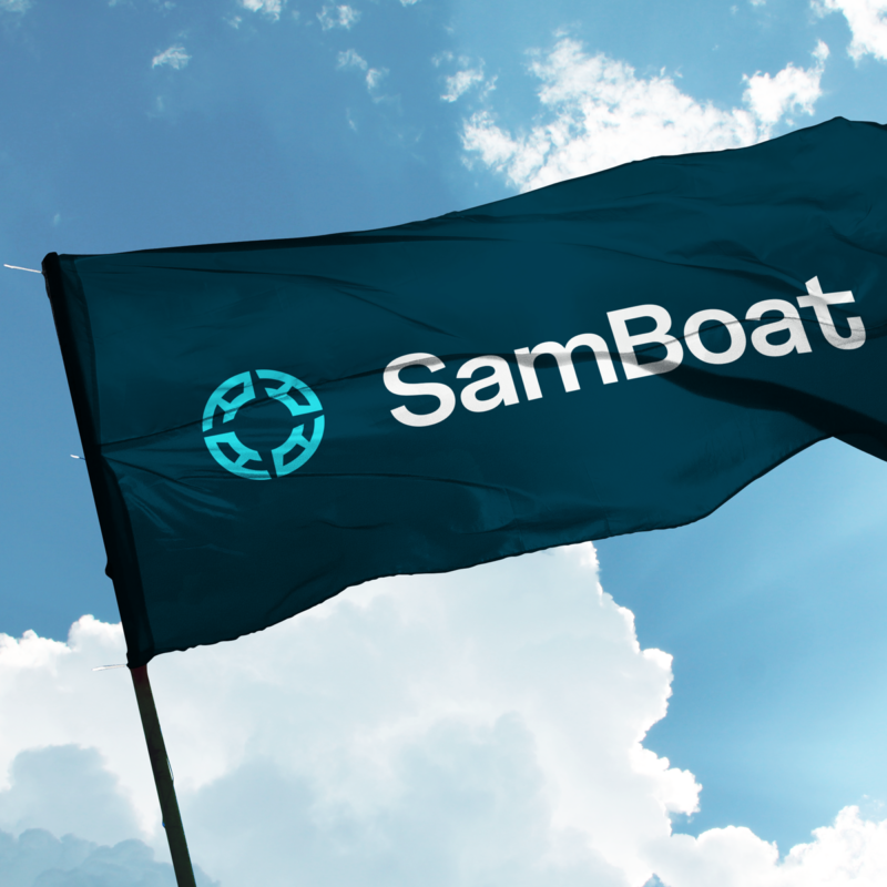 SamBoat flag with new logo